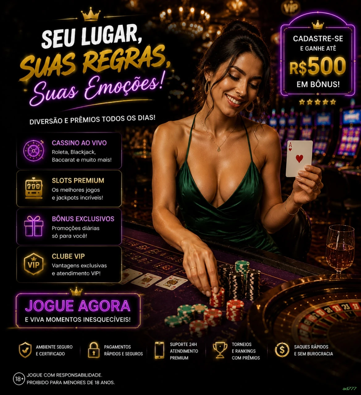 Cassino ao vivo ad777